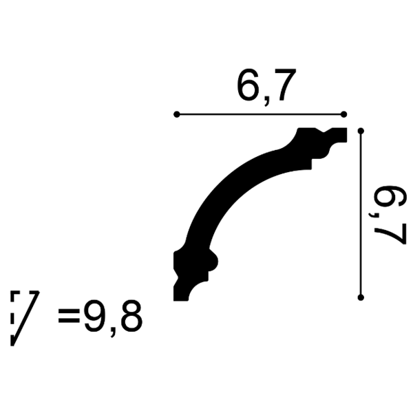 PRZEKROJ-LISTWA-CB511N-ORAC-MEGAARANZ-SZTUKATERIA