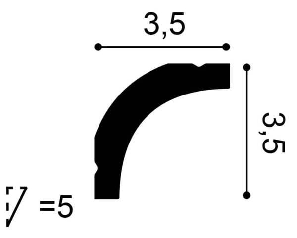 PRZEKROJ-LISTWA-CB520N-ORAC-MEGAARANZ-SZTUKATERIA