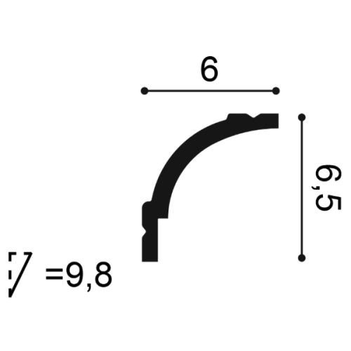 PRZEKROJ-LISTWA-CB525N-ORAC-MEGAARANZ-SZTUKATERIA