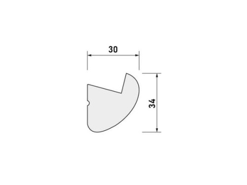 LISTWA-OSWIETLENIOWA-CX188-ORAC-MEGAARANZ-PRZEKROJ