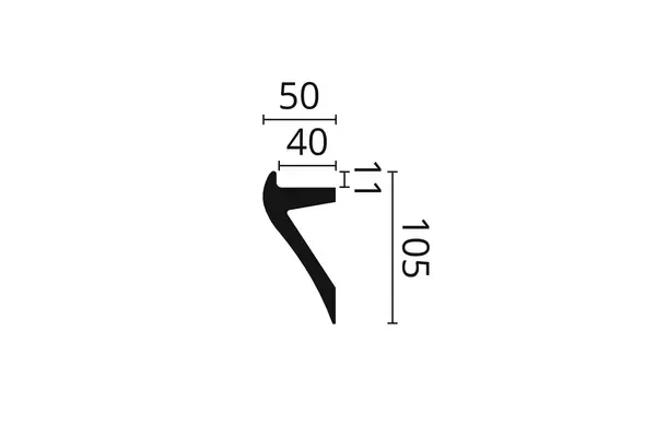 listwa-przysufitowa-IL2-NMC-MEGAARANZ-PRZEKROJ
