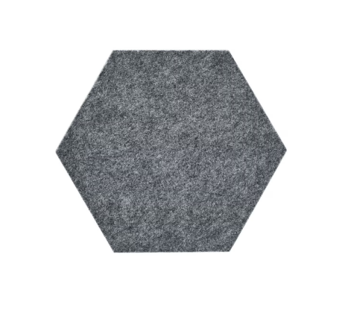 Panel-filcowy-SIMPLE-HEXAGON-szary-MEGAARANZ