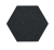 Panel-filcowy-SIMPLE-HEXAGON-CZARNY-MEGAARANZ