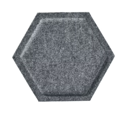 Panel-filcowy-SIMPLE-HEXAGON-SZARY-MEGAARANZ
