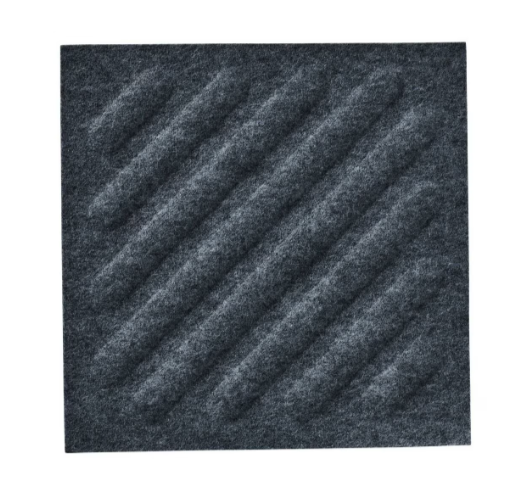 Panel-filcowy-SQUARE-STRIPES-3D-SZARY-MEGAARANZ
