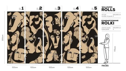 FACES-MEGAARANZ-WALLART-TAPETA
