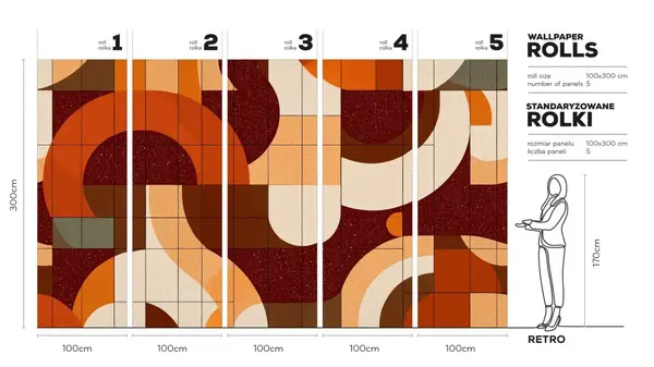 RETRO-MEGAARANZ-WALLART-TAPETA