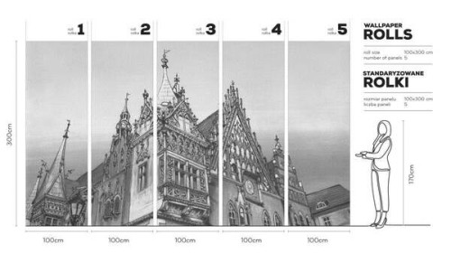 TOWNHALLB&W-TAPETA-WALLART-MEGAARANZ