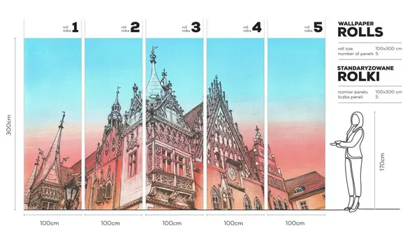 TOWNHALL-TAPETA-WALLART-MEGAARANZ