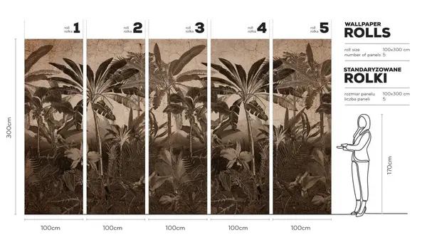 ROBIINSONRUST-TAPETA-WALLART-MEGAARANZ