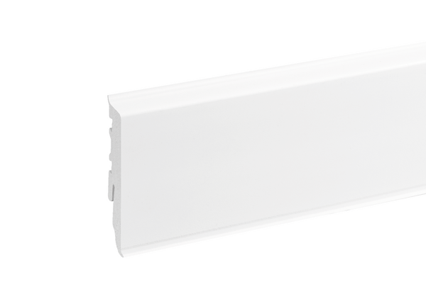 LISTWA BIAŁA PRZYPODŁOGOWA MASTERLINE  PVC60 9003 CREATIVA