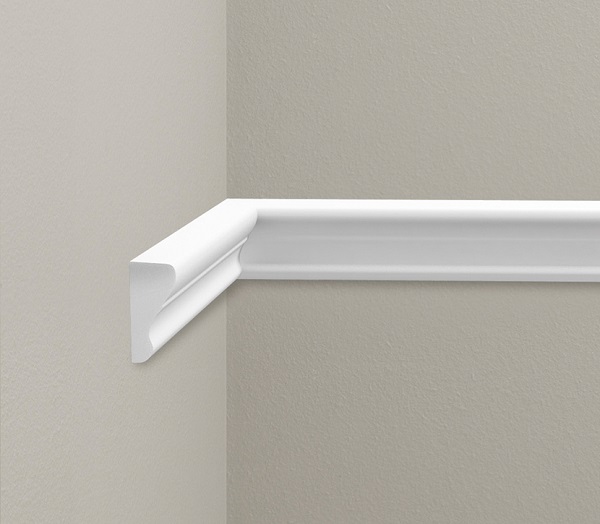 LISTWA NAŚCIENNA OZDOBNA GŁADKA LNG-07 CREATIVA